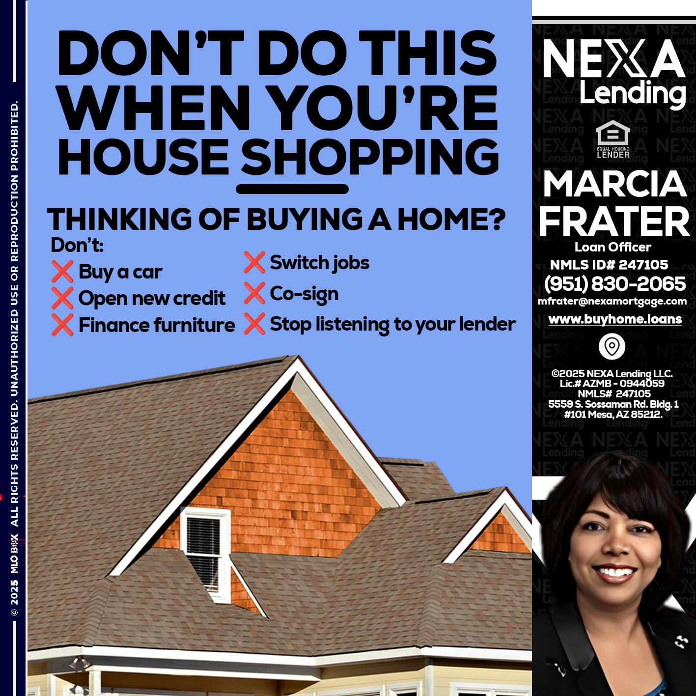 DONT DO THIS - Marcia Frater -Loan Officer