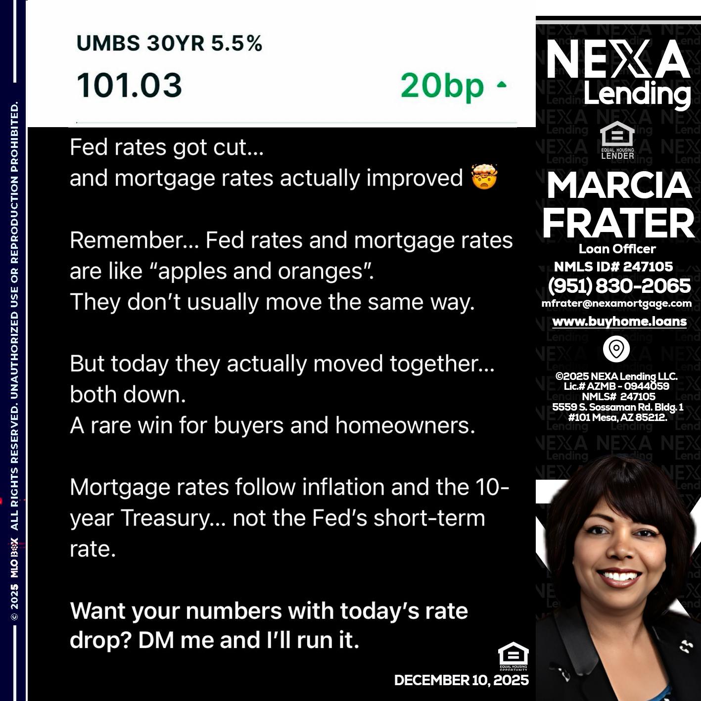 101.3 - Marcia Frater -Loan Officer