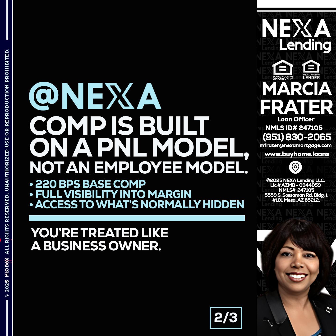 2 OF 3 - Marcia Frater -Loan Officer