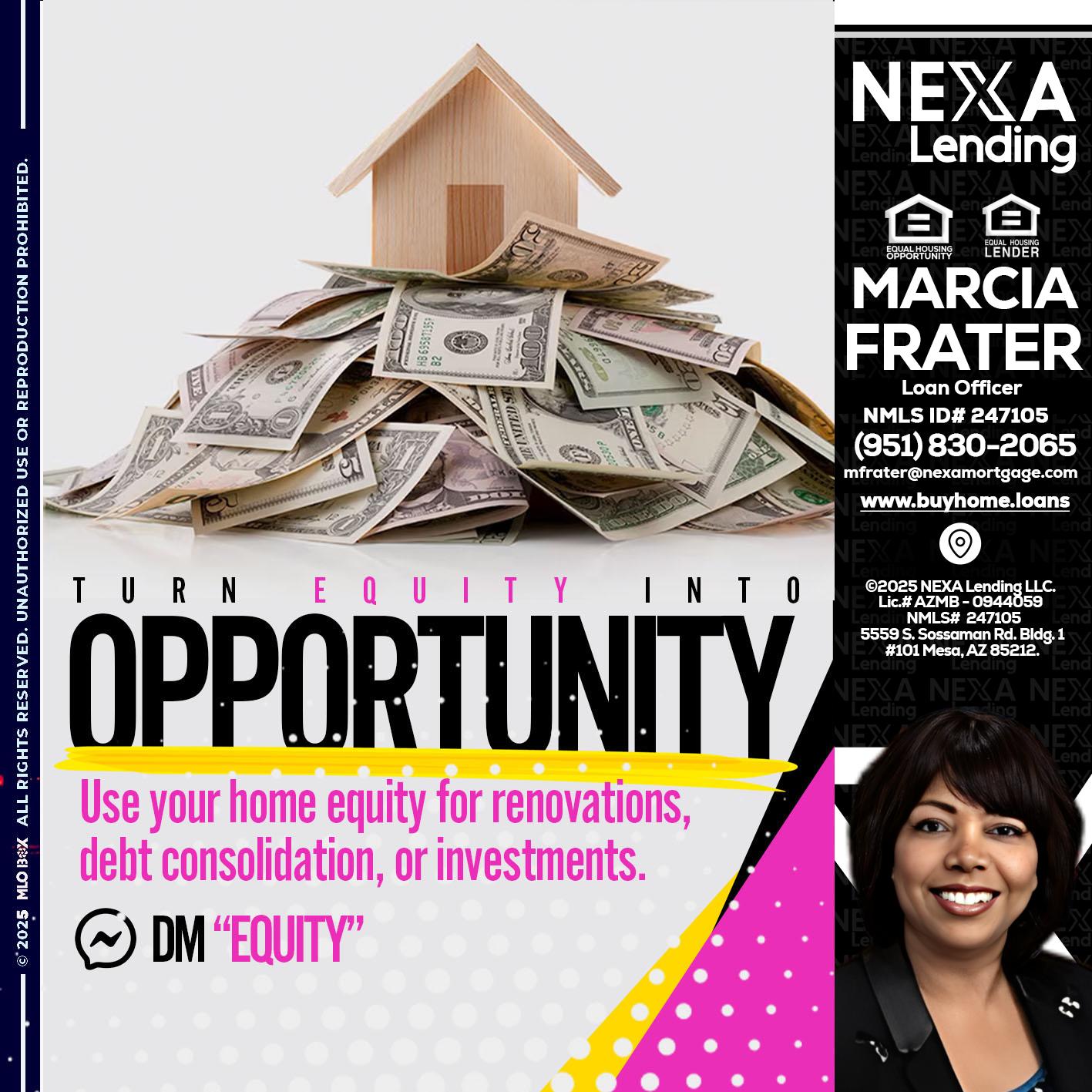 opportunity - Marcia Frater -Loan Officer
