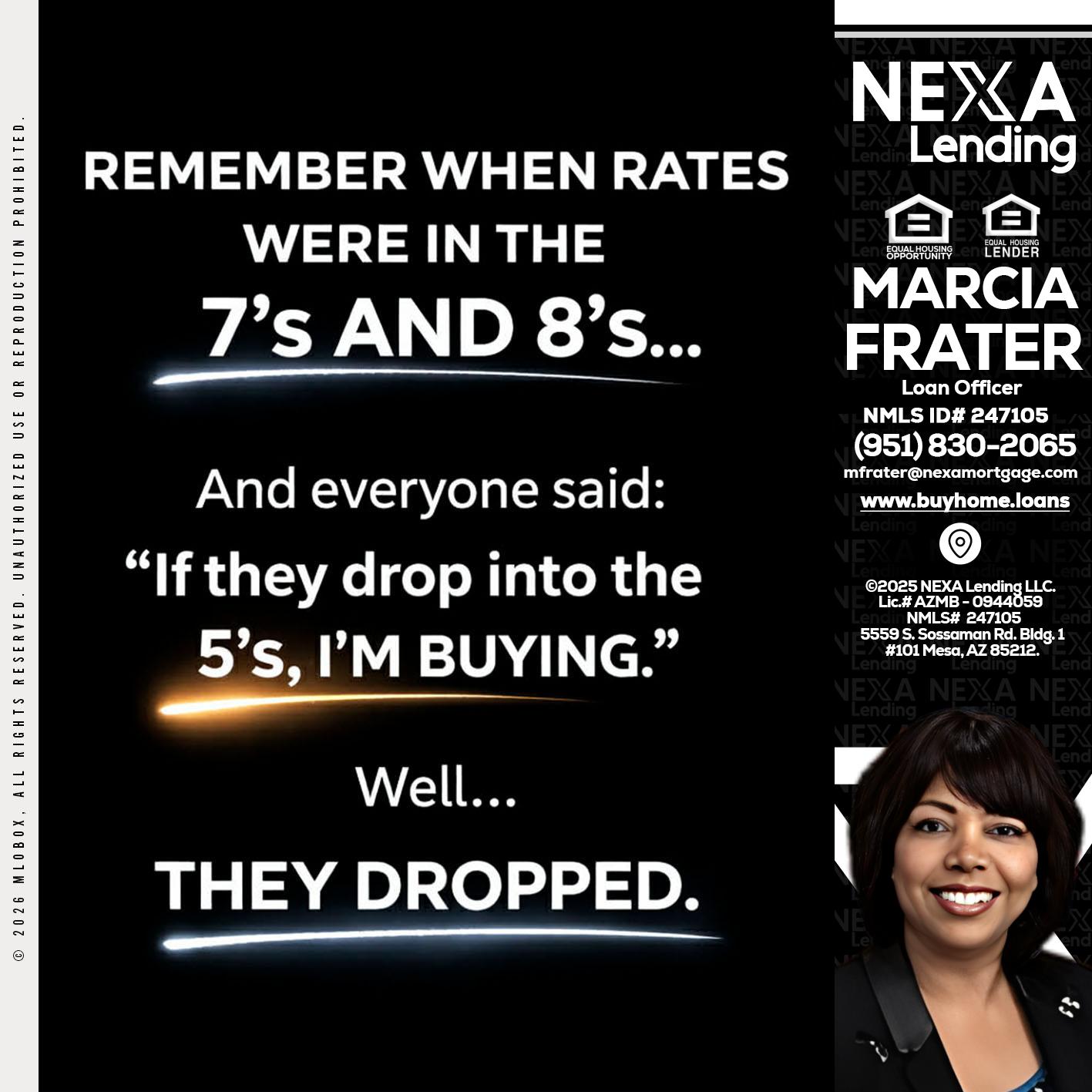 REMEMBER WHEN - Marcia Frater -Loan Officer