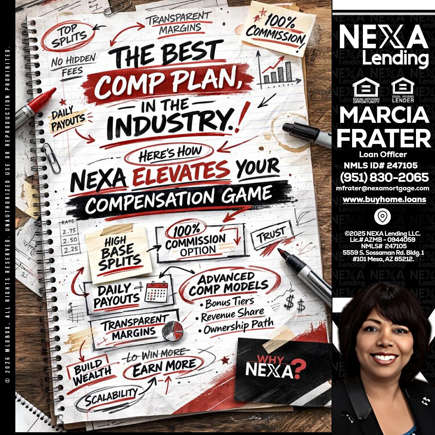 THE BEST COMP - Marcia Frater -Loan Officer