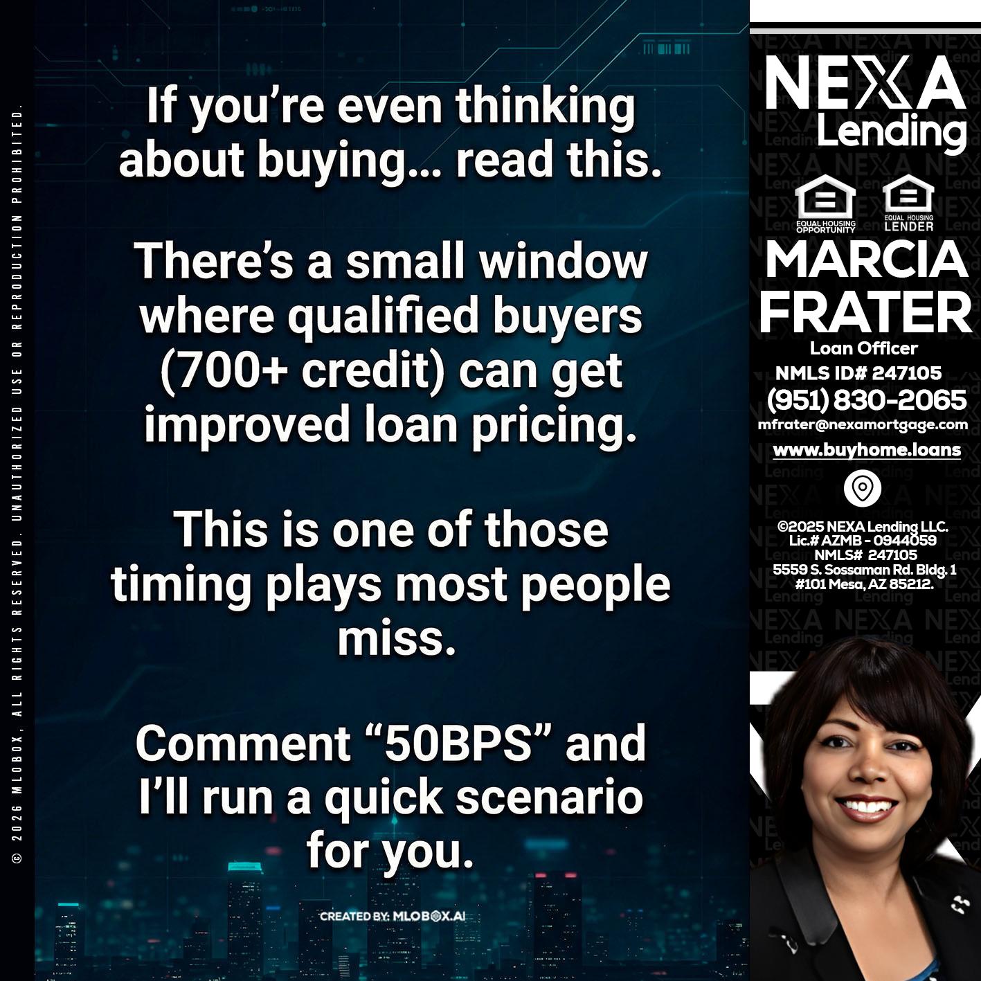 IF YOU EVER - Marcia Frater -Loan Officer