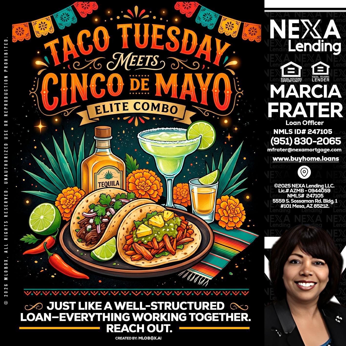 TACO TUESDAY - Marcia Frater -Loan Officer