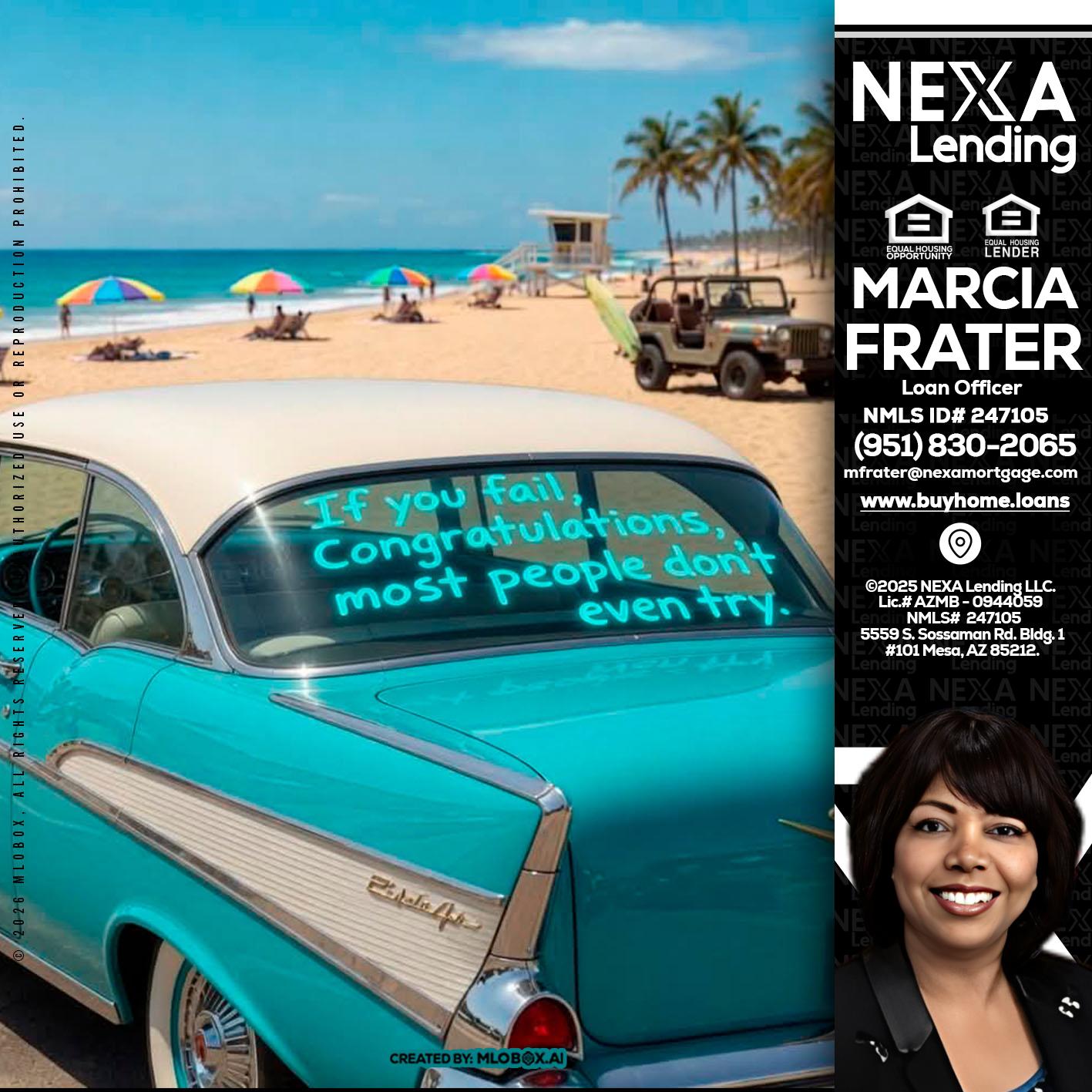 if you - Marcia Frater -Loan Officer