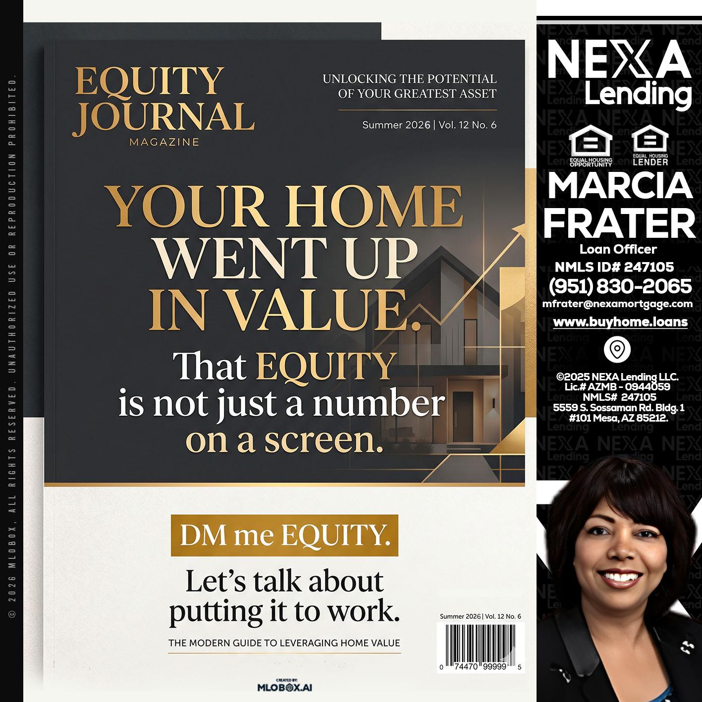 YOUR HOME - Marcia Frater -Loan Officer