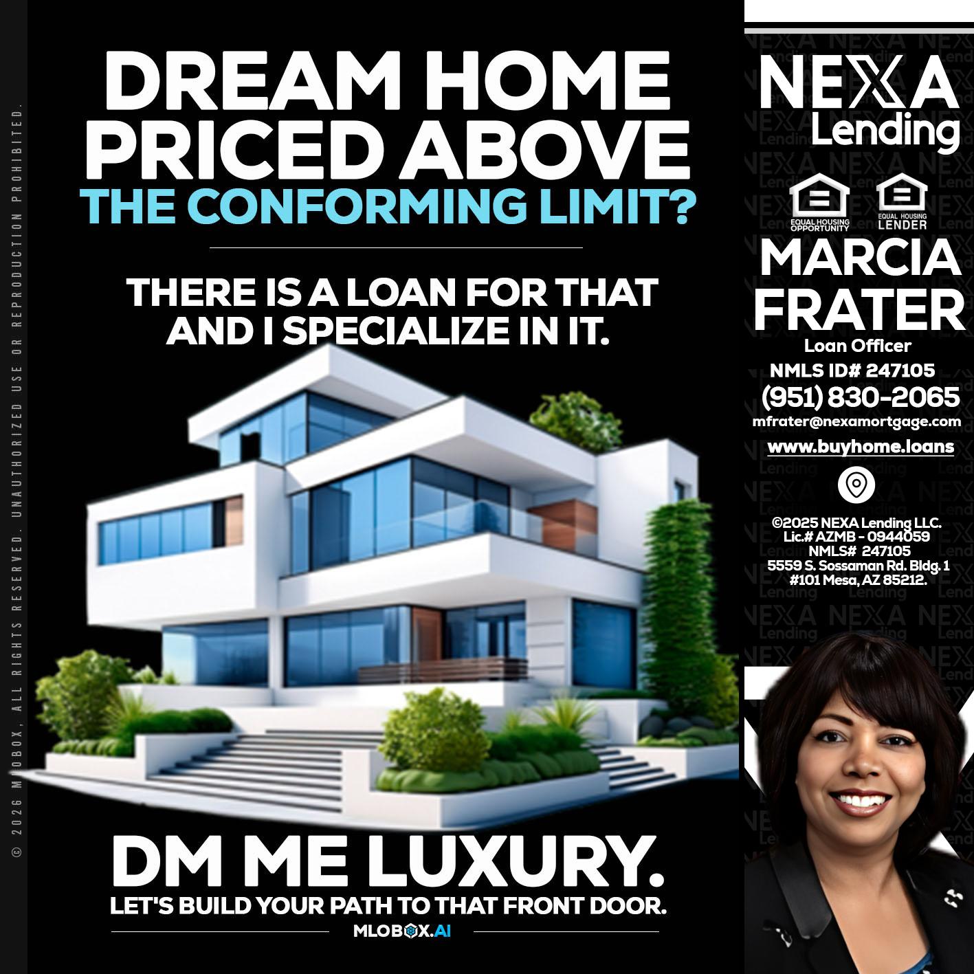 DREAM HOME - Marcia Frater -Loan Officer