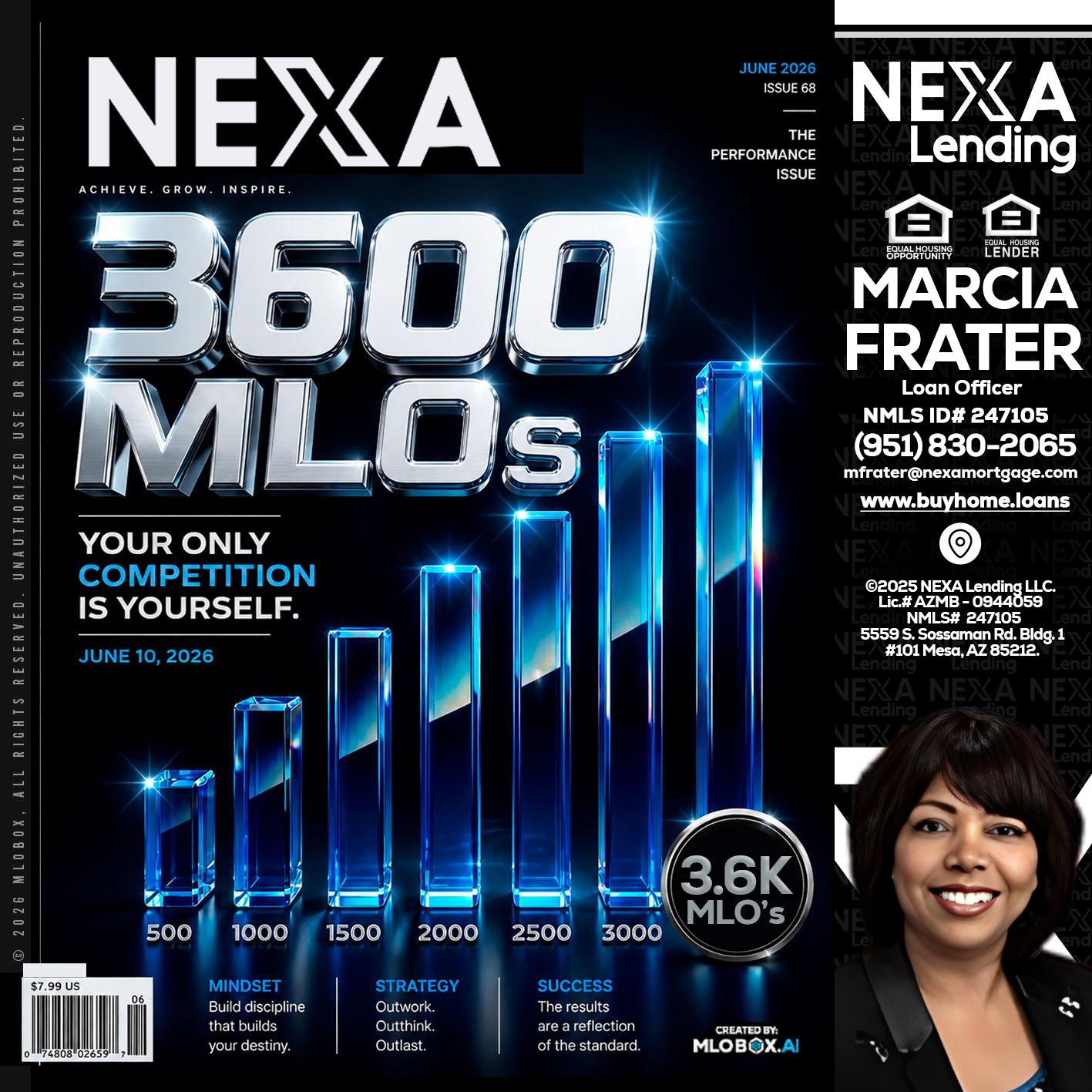 3600 MLOs - Marcia Frater -Loan Officer