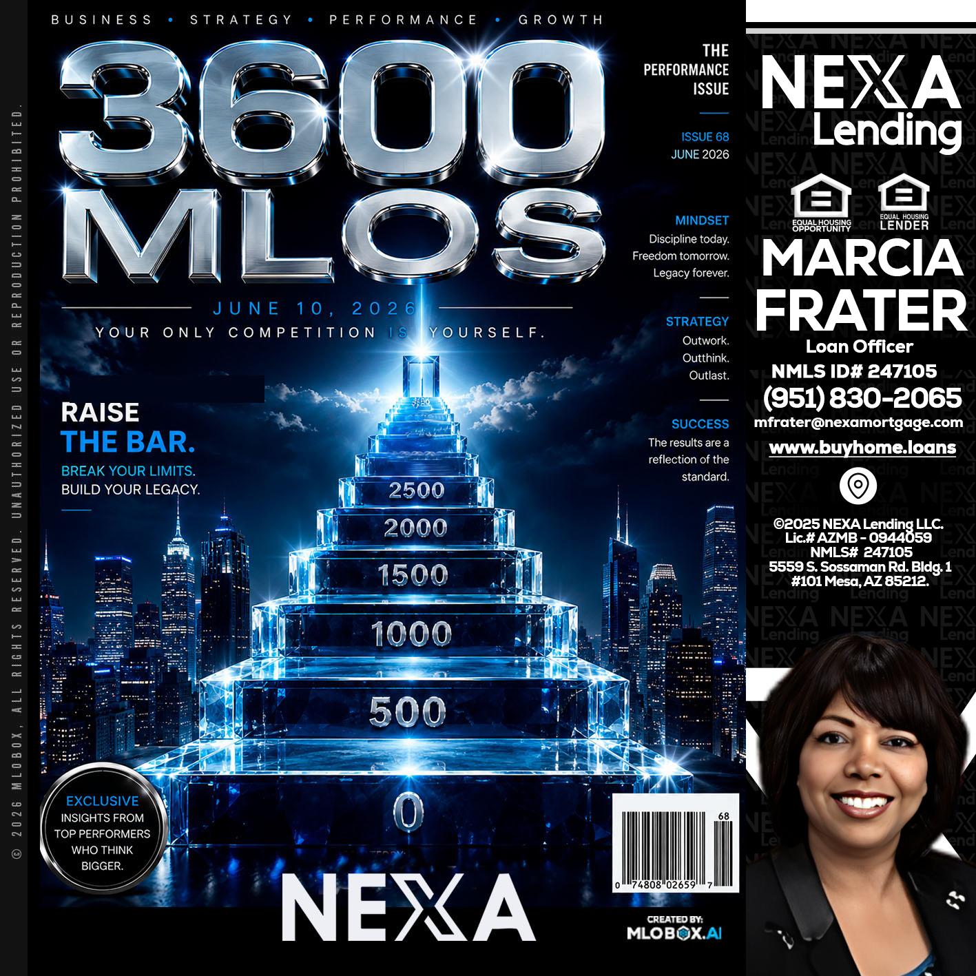 3600 MLOs - Marcia Frater -Loan Officer