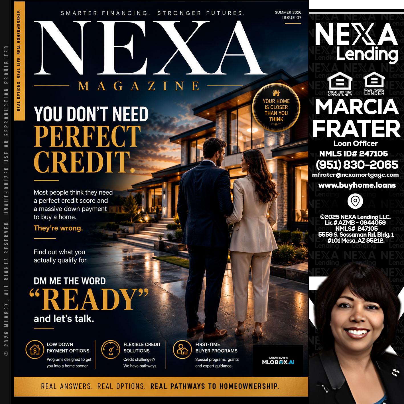 NEXA MAGAZINE - Marcia Frater -Loan Officer