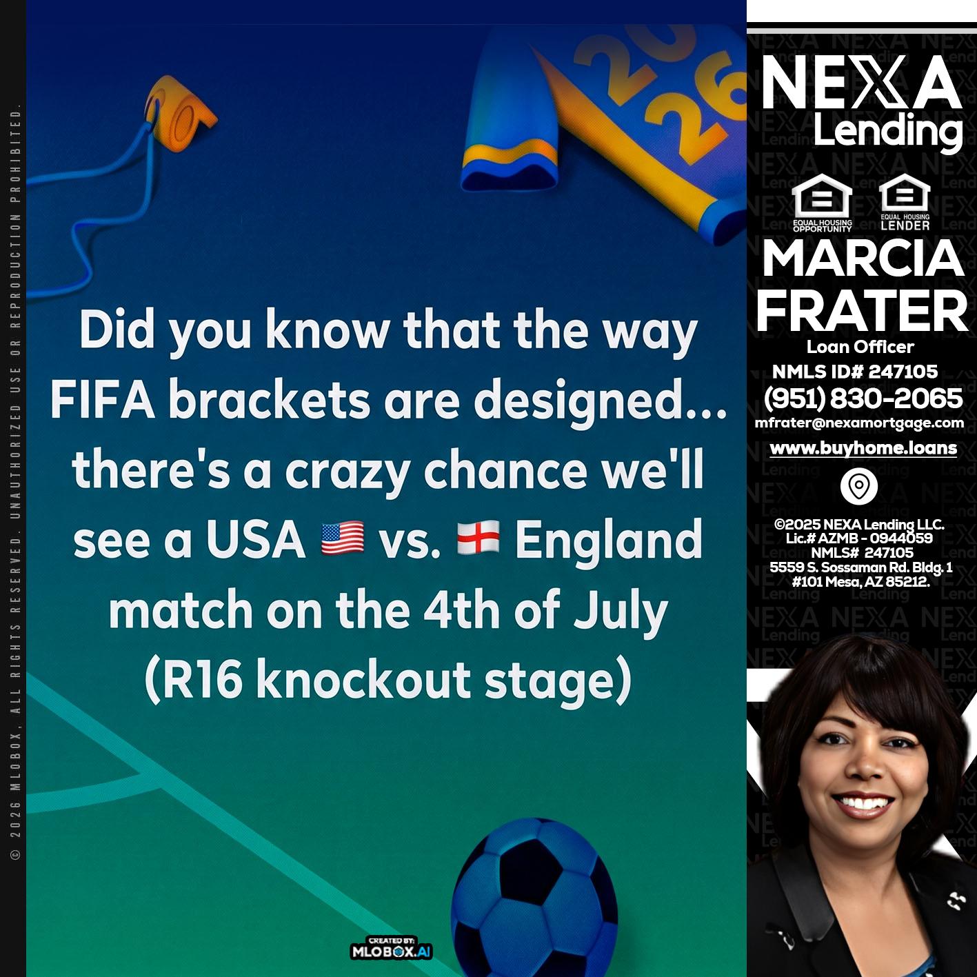 did you know? - Marcia Frater -Loan Officer