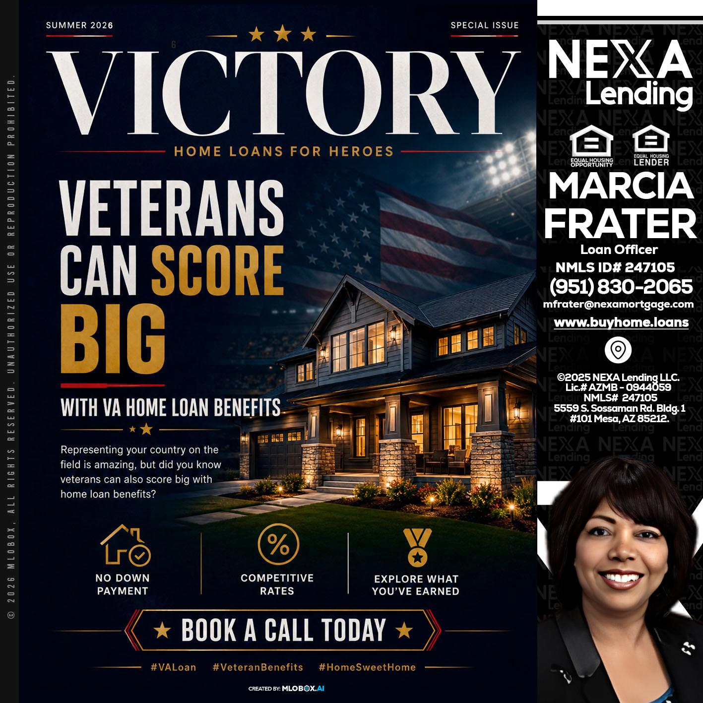 VICTORY - Marcia Frater -Loan Officer