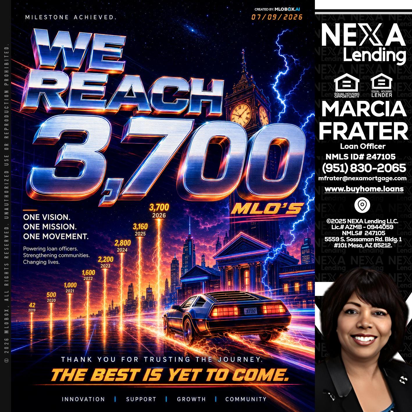 3700 MLOs - Marcia Frater -Loan Officer