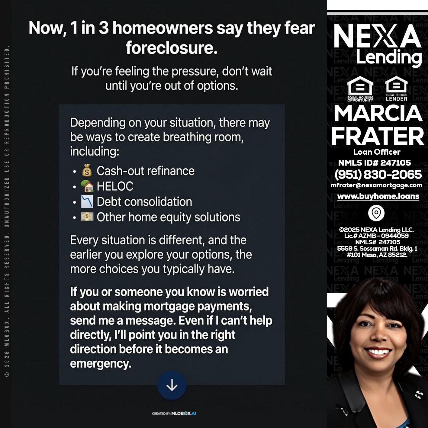 NOW - Marcia Frater -Loan Officer