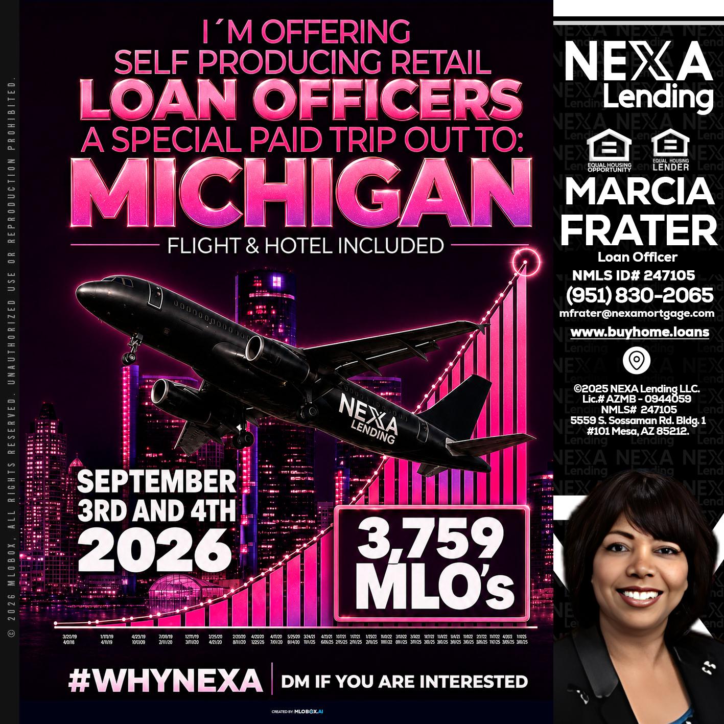 MICHIGAN TRIP - Marcia Frater -Loan Officer