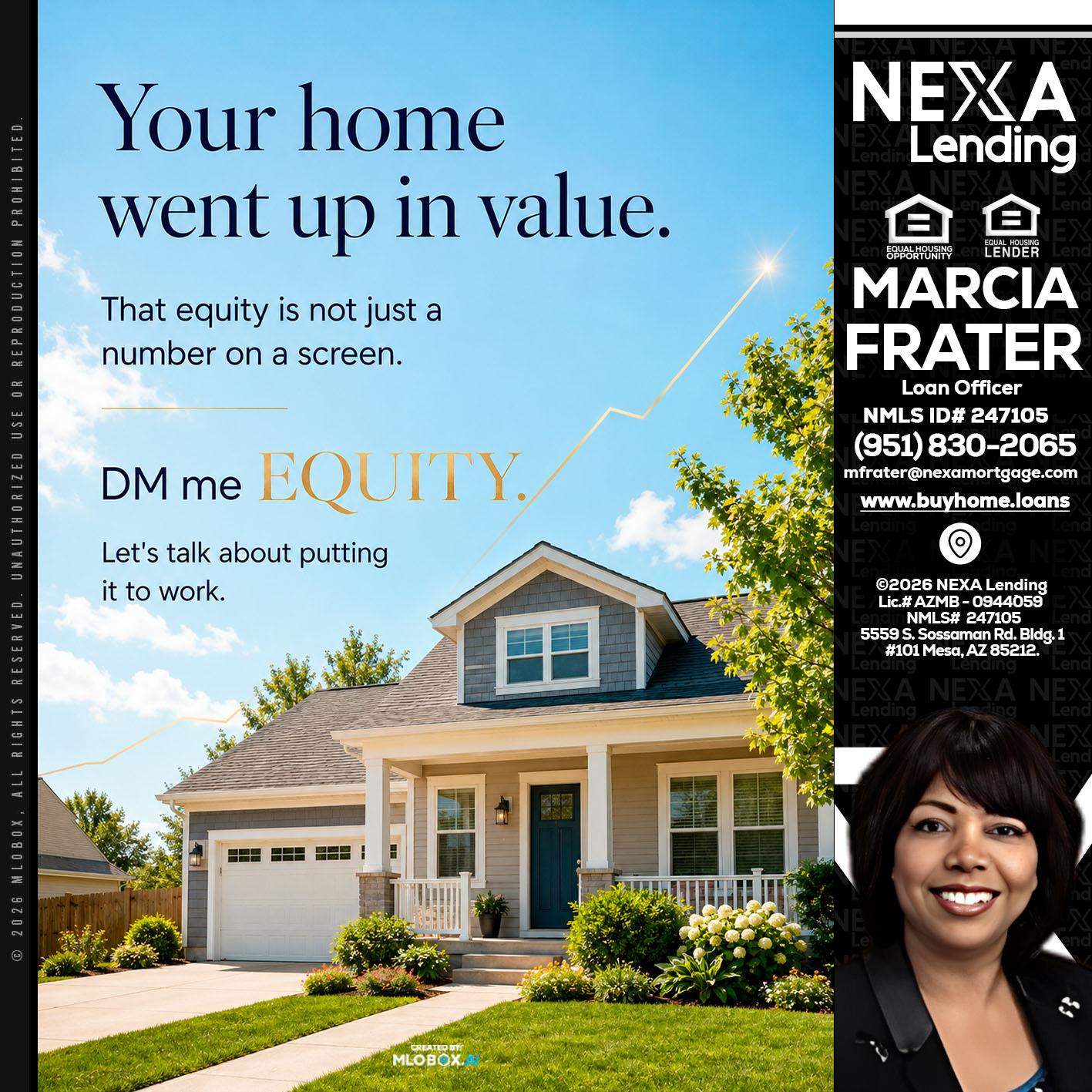 YOUR HOME - Marcia Frater -Loan Officer
