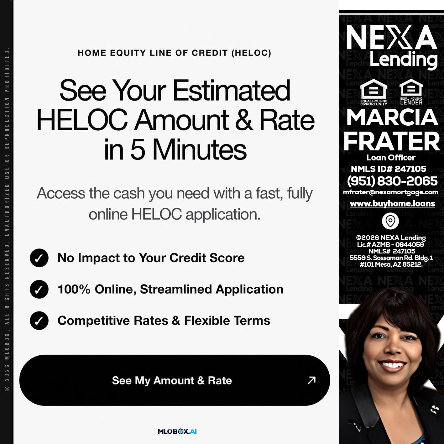 HELOC - Marcia Frater -Loan Officer